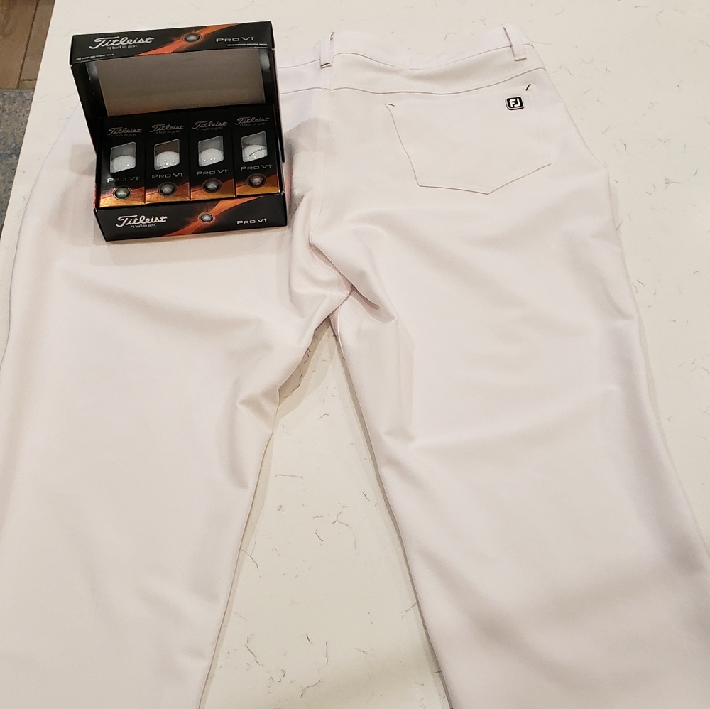 FootJoy Golf Pants size 38 + dozen ProV1's NWOT